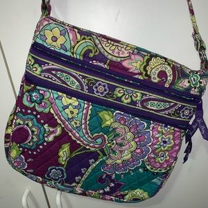 Vera Bradley, triple zip hipster purse